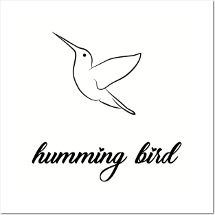 humming bird Posters and Art